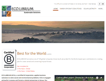 Tablet Screenshot of eco2librium.net